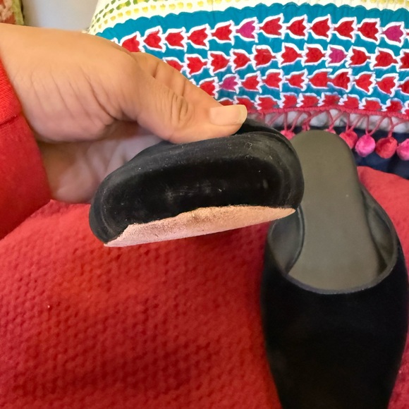 Doen Wren Mule in Black Velvet - Picture 6 of 7